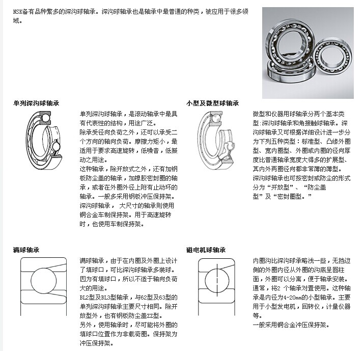 深沟球轴承